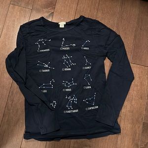 Girls j-crew long sleeve shirt